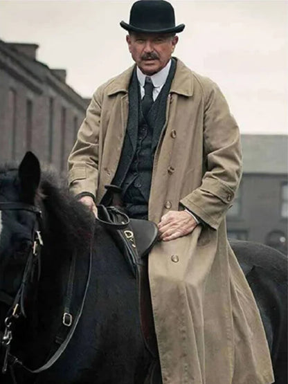 Inspector Chester Campbell Peaky Blinders Trench Coat
