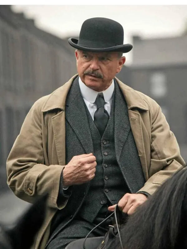 Inspector Chester Campbell Peaky Blinders Trench Coat