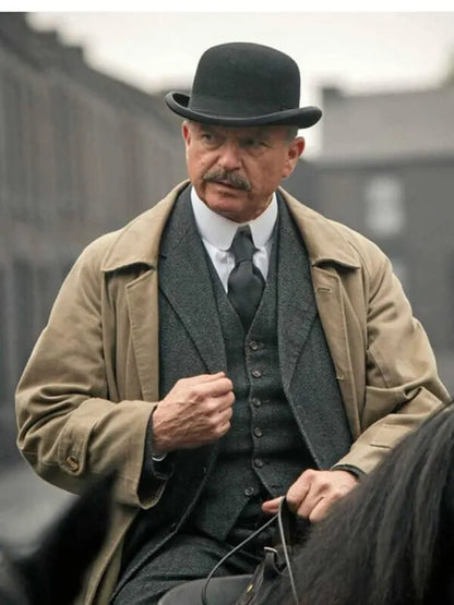 Inspector Chester Campbell Peaky Blinders Trench Coat