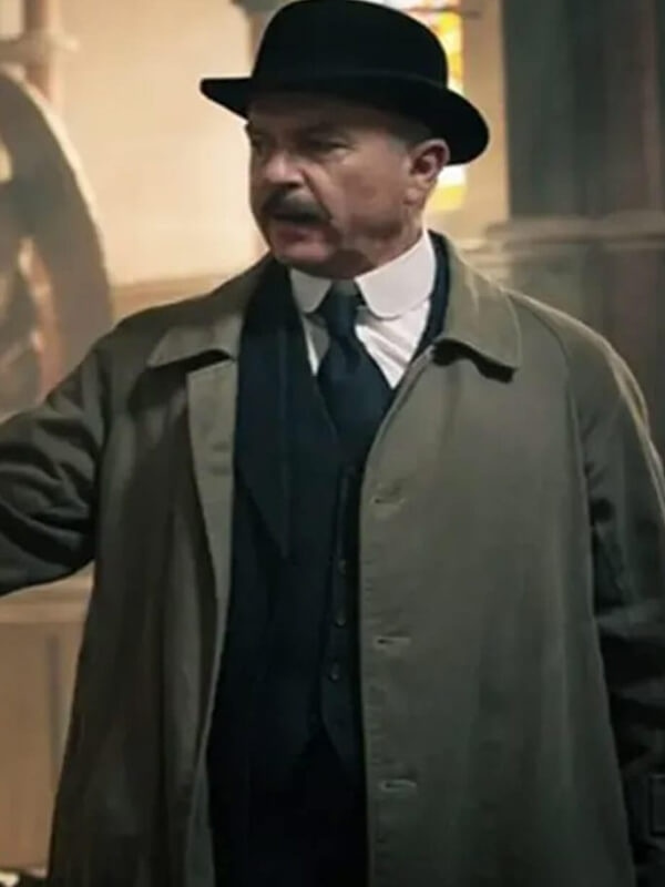 Inspector Chester Campbell Peaky Blinders Trench Coat
