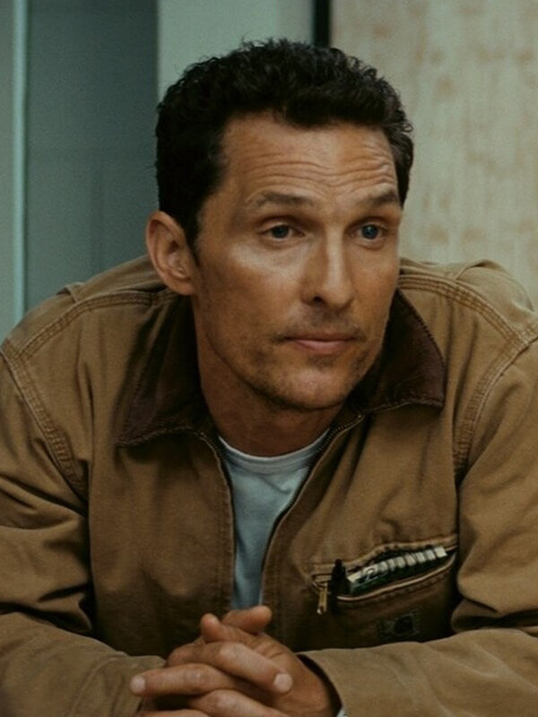 Interstellar 2014 Matthew McConaughey Brown Cotton Jacket