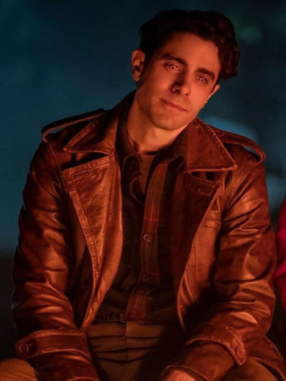 Interview With The Vampire Damon Daunno Brown Leather Coat