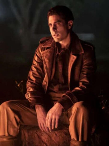 Interview With The Vampire Damon Daunno Brown Leather Coat