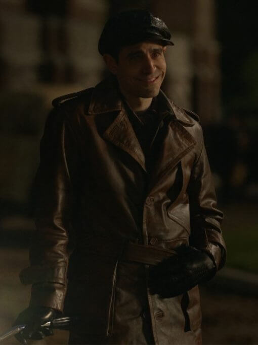 Interview With The Vampire Damon Daunno Brown Leather Coat