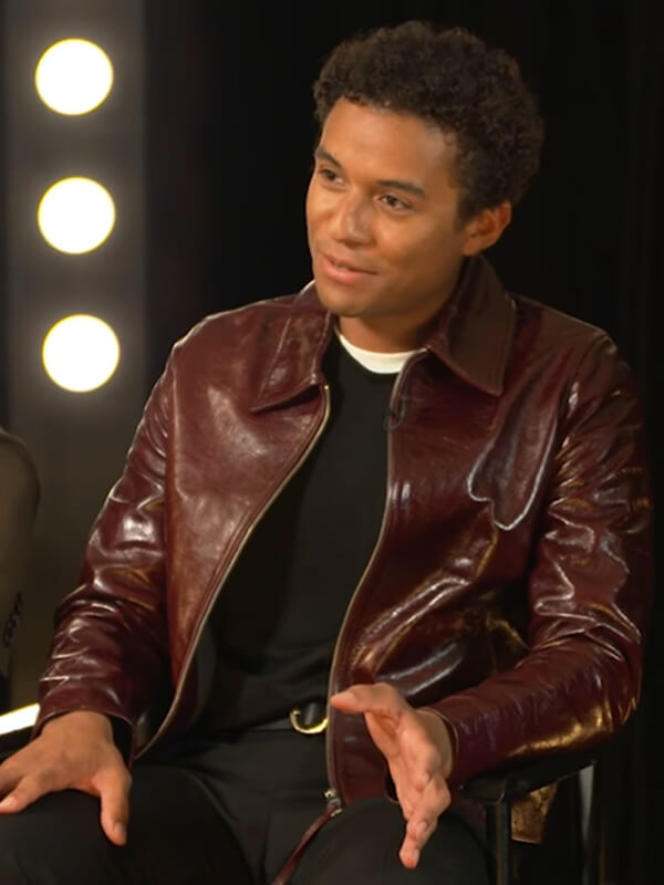 Jaafar Jackson Michael 2026 Premiere Leather jacket