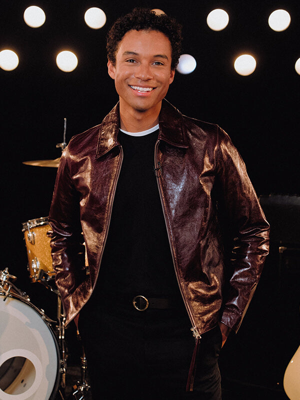 Jaafar Jackson Michael 2026 Premiere Leather jacket