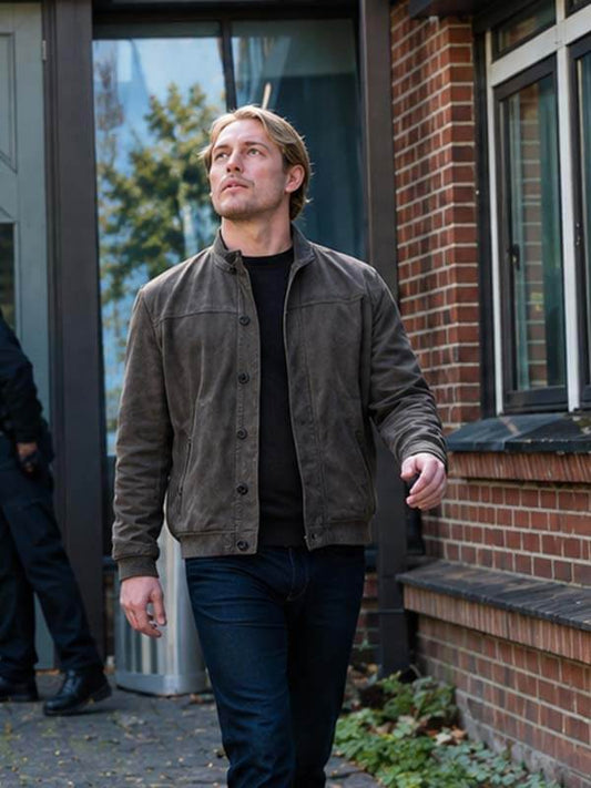 Jack Glass The Gentlemen S02 Gray Suede Jacket
