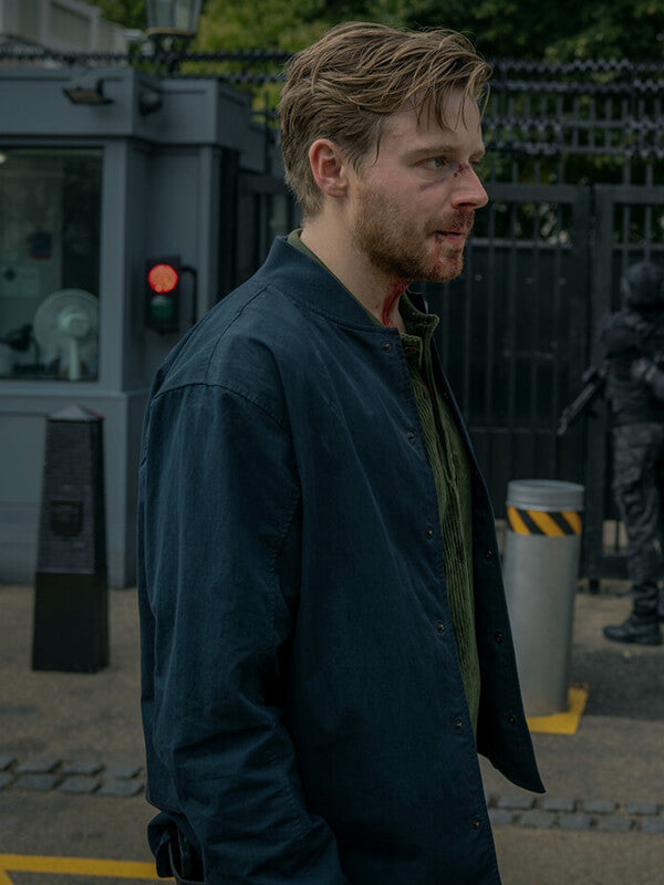 Jack Lowden Slow Horses S03 Black Jacket