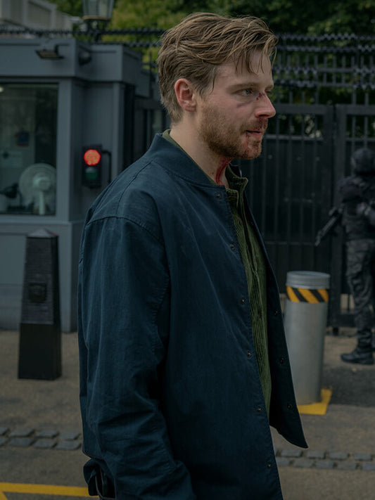 Jack Lowden Slow Horses S03 Black Jacket
