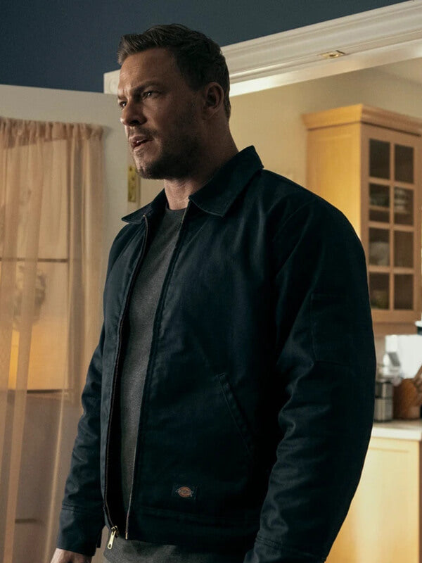 Jack Reacher Reacher S03 Blue Cotton Jacket