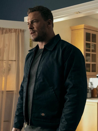 Jack Reacher Reacher S03 Blue Cotton Jacket
