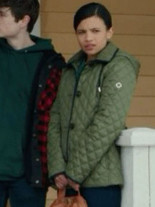 Jackie Howard My Life with the Walter Boys Green Jacket