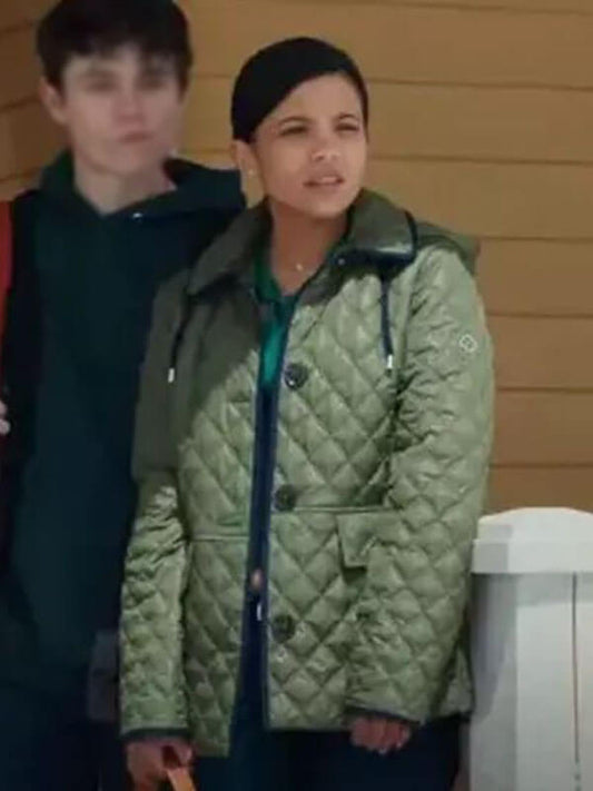 Jackie Howard My Life with the Walter Boys Green Jacket