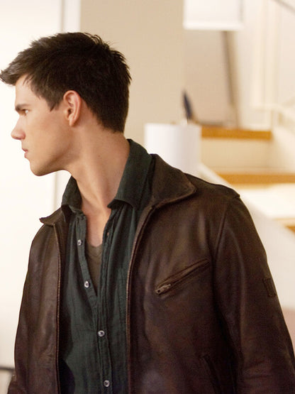 Jacob Black The Twilight Saga Breaking Dawn Leather Jacket