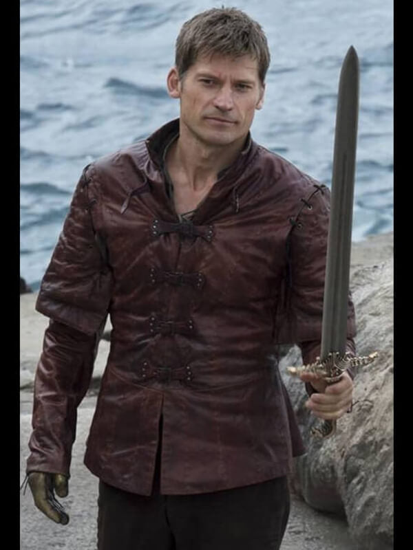 Jaime Lannister Game of Thrones S05 Brown Leather Jacket