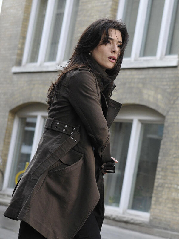 Jaime Murray Warehouse 13 S02 Brown Coat