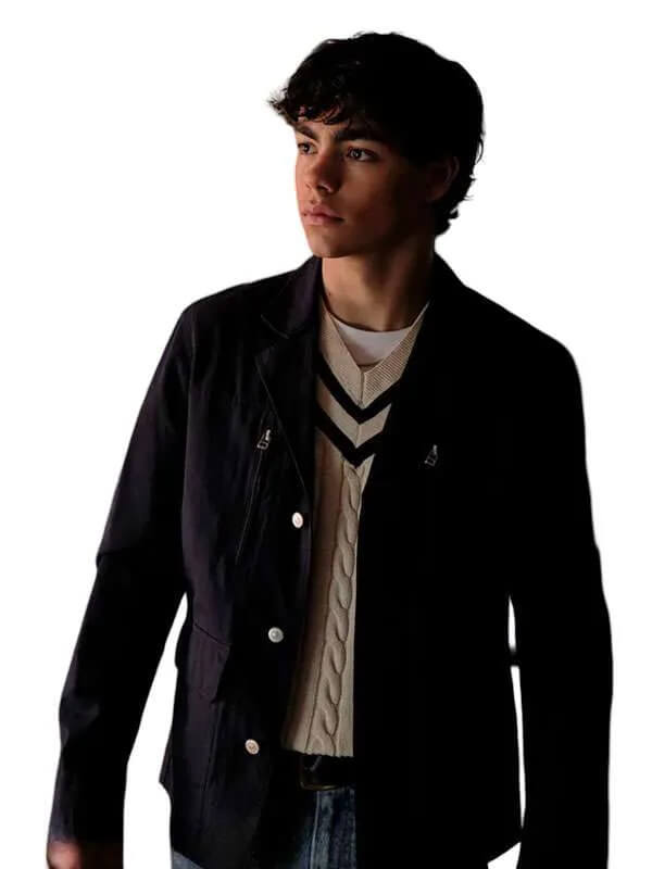 Jake Coven Academy S01 Black Cotton Jacket