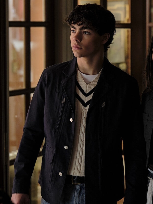 Jake Coven Academy S01 Black Cotton Jacket
