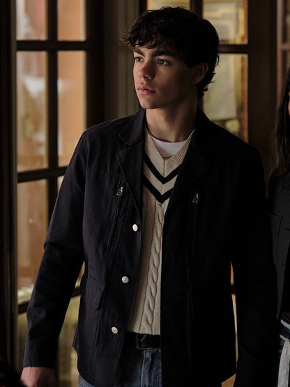 Jake Coven Academy S01 Black Cotton Jacket