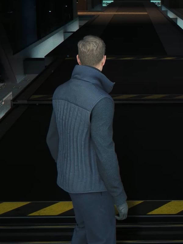 James Bond 007 First Light 2026 Blue Quilted Vest