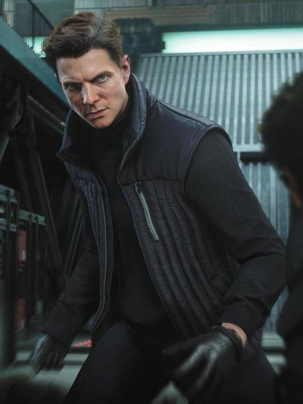 James Bond 007 First Light 2026 Blue Quilted Vest