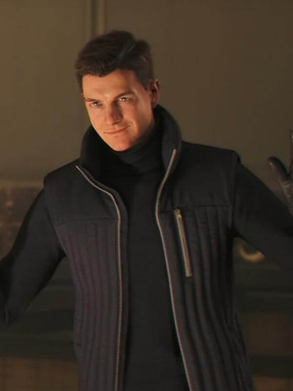 James Bond 007 First Light 2026 Blue Quilted Vest