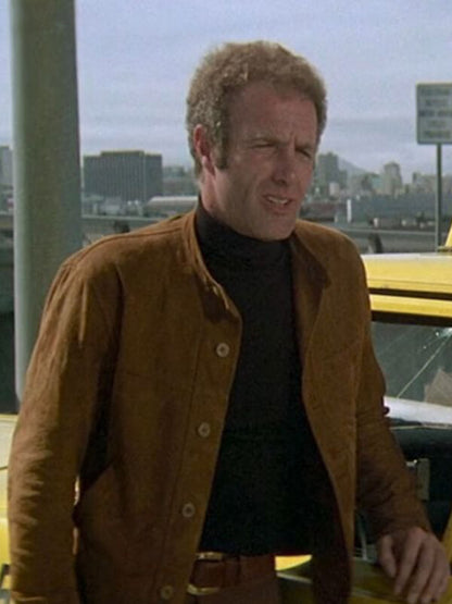 James Caan The Killer Elite Brown Suede Jacket