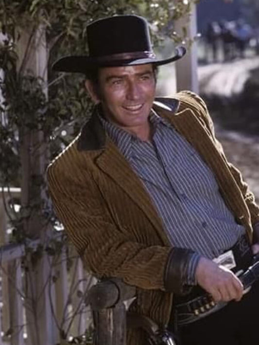 James Drury The Virginian  Brown Corduroy Coat