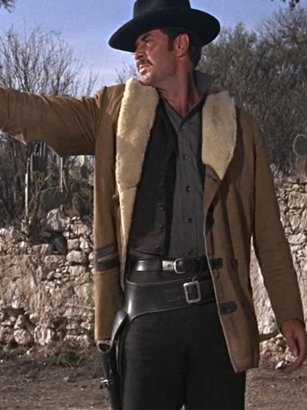 James Garner Hour Of The Gun Brown Suede Coat