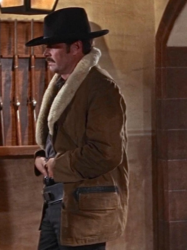 James Garner Hour Of The Gun Brown Suede Coat