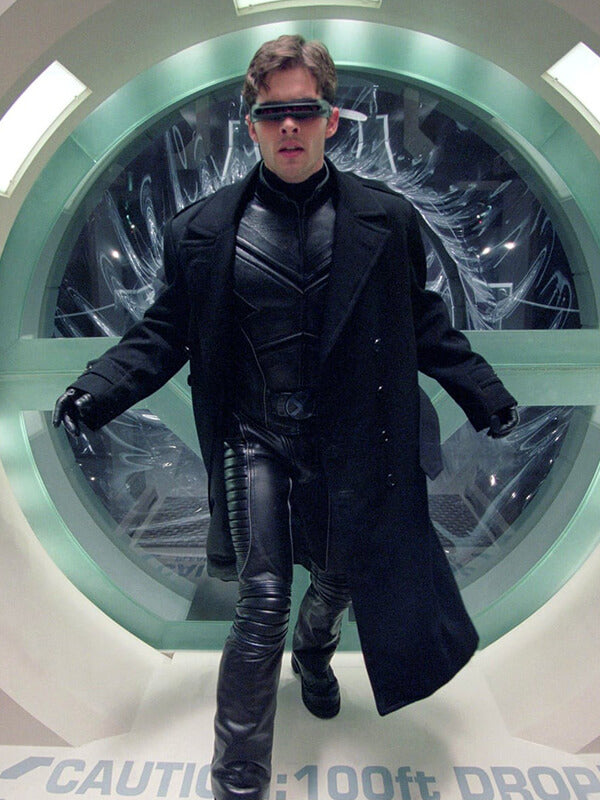 James Marsden Avengers: Doomsday 2026 Black Wool Coat
