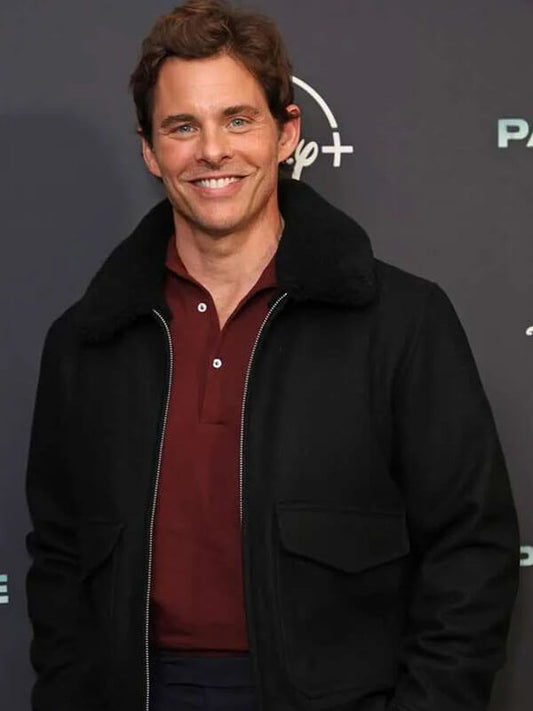 James Marsden Paradise S01 Black Wool Jacket