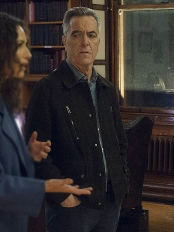 James Nesbitt Run Away S01 Simon Suede Jacket