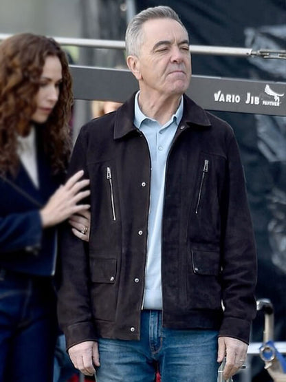 James Nesbitt Run Away S01 Simon Suede Jacket