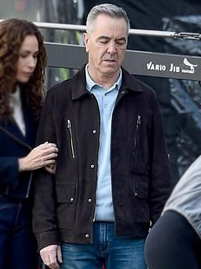 James Nesbitt Run Away S01 Simon Suede Jacket