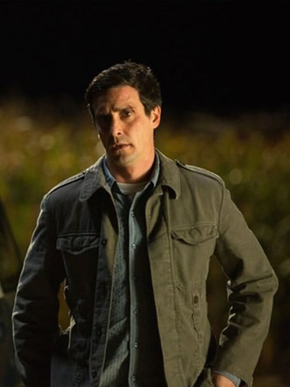 James Ransone Sinister 2 Green Cotton Jacket