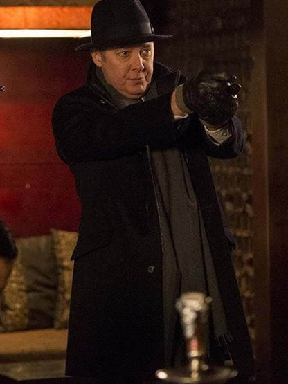James Spader The Blacklist Wool Trench Coat