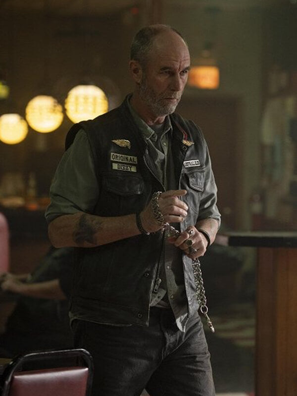 Jamie McShane Task 2025 Black Leather Vest