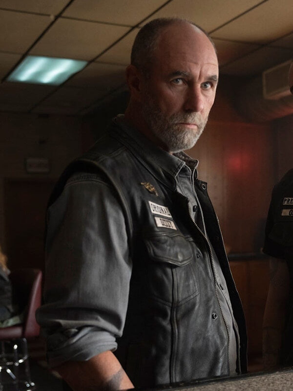 Jamie McShane Task 2025 Black Leather Vest