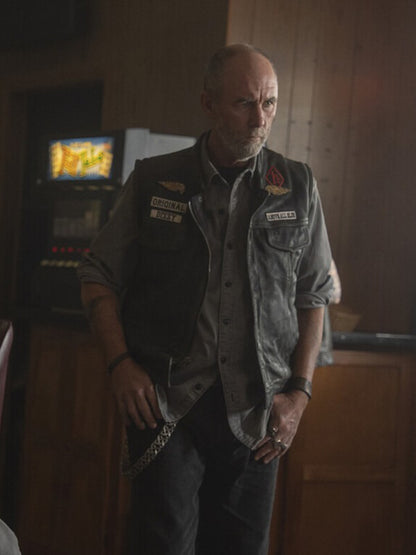 Jamie McShane Task 2025 Black Leather Vest