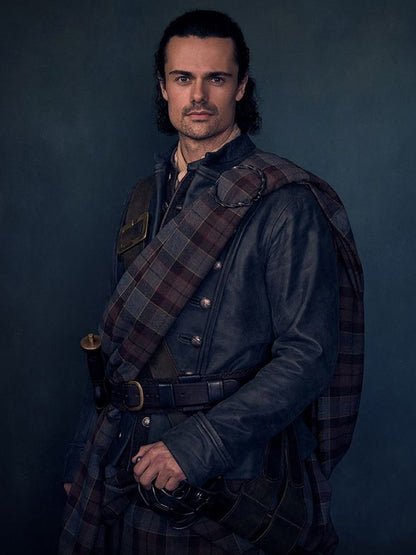 Jamie Roy Outlander Blood of My Blood Black Jacket