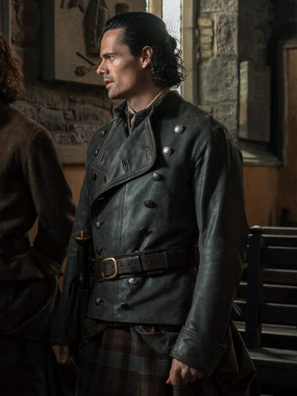 Jamie Roy Outlander Blood of My Blood Black Jacket
