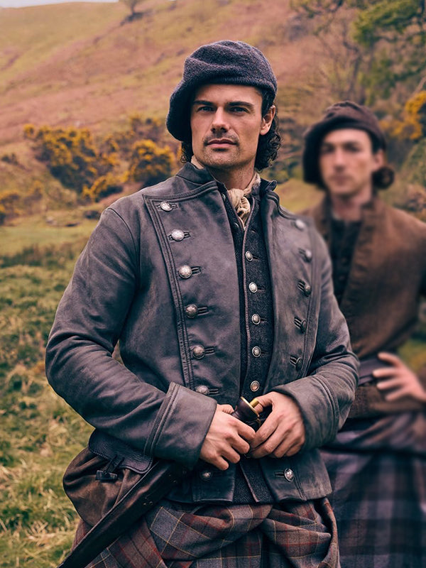 Jamie Roy Outlander Blood of My Blood Black Jacket