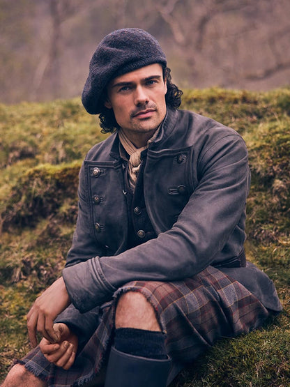 Jamie Roy Outlander Blood of My Blood Black Jacket