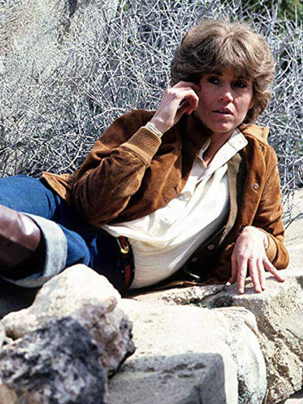 Jane Fonda The Electric Horseman Brown Suede Jacket