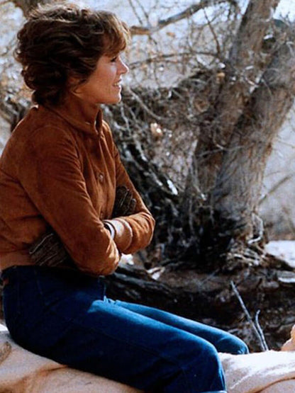 Jane Fonda The Electric Horseman Brown Suede Jacket