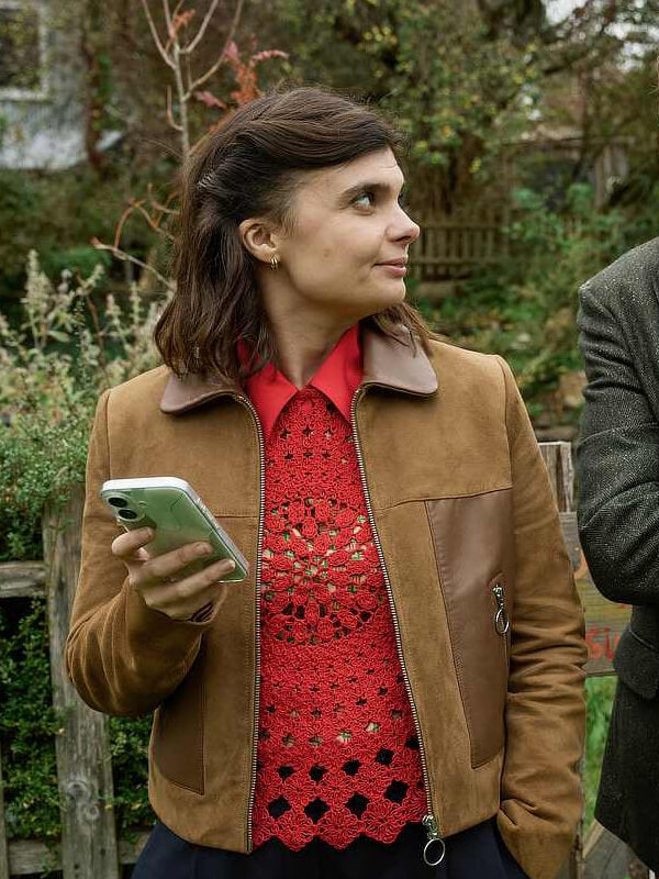 Janie Mallowan Death Valley Brown Suede Jacket
