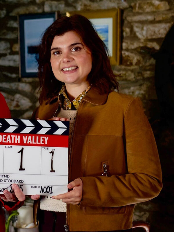 Janie Mallowan Death Valley Brown Suede Jacket