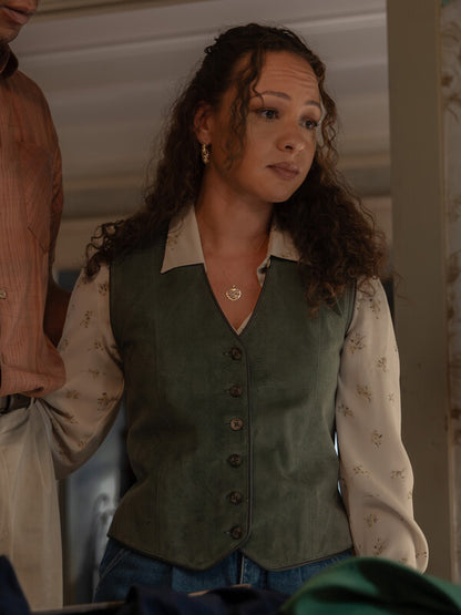 Jasmine Cephas Jones Lanterns S01 Suede Vest