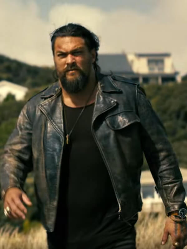Jason Momoa The Wrecking Crew 2026 Leather Jacket